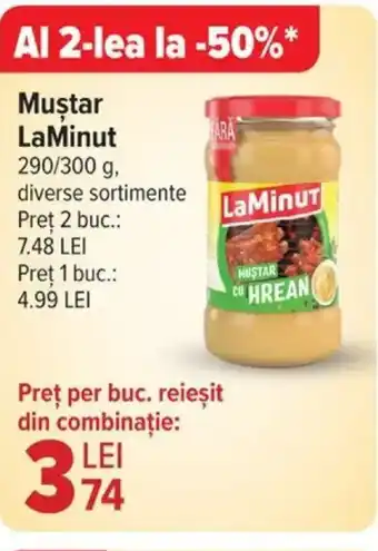 Carrefour Muştar LaMinut Ofertă