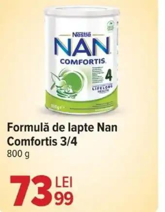 Carrefour Formulă de lapte Nan Comfortis 3/4 Ofertă