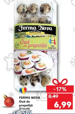 Kaufland FERMA NOVA Ouă de prepeliţă Ofertă