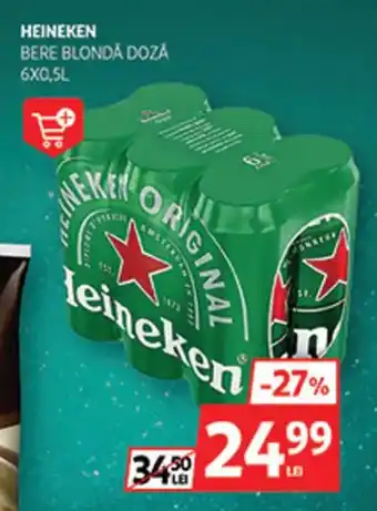 Auchan HEINEKEN Bere blonda doză Ofertă