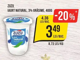 Mega Image ZUZU Iaurt natural, 3% grăsime Ofertă