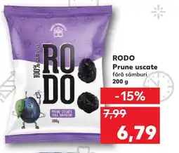 Kaufland RODO Prune uscate fără sâmburi Ofertă