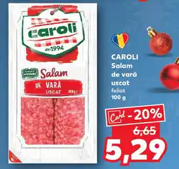 Kaufland CAROLI Salam de vară uscat Ofertă