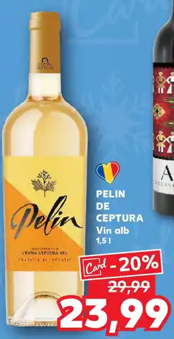 Kaufland PELIN DE CEPTURA Vin alb Ofertă
