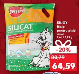 Kaufland ENJOY Nisip pentru pisici Ofertă