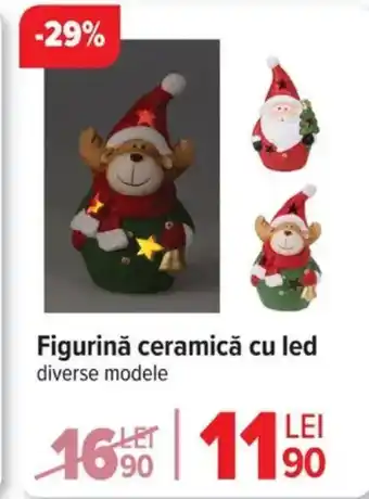 Carrefour Market Figurinǎ ceramică cu led diverse modele Ofertă