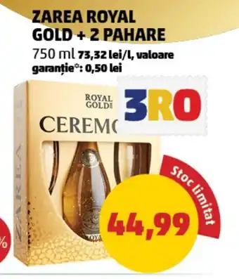 Penny ZAREA Royal gold + 2 pahare Ofertă