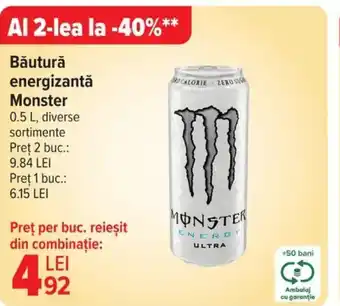 Carrefour Băutură energizantă Monster Ofertă