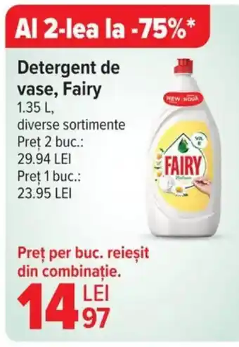 Carrefour Detergent de vase, Fairy Ofertă