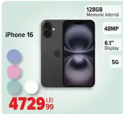 Carrefour iPhone 16 Ofertă
