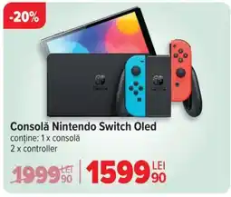 Carrefour Consolǎ Nintendo Switch Oled Ofertă
