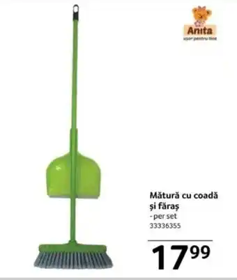 Selgros Mătură cu coadă și făraș Ofertă