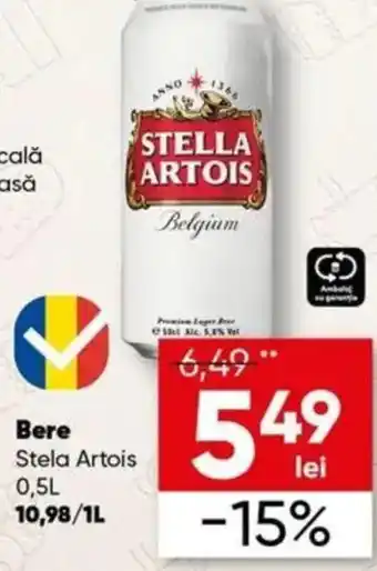 PROFI Bere Stela Artois Ofertă