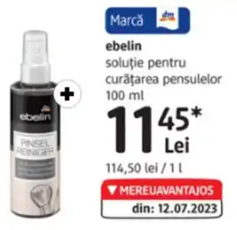 DM Ebelin soluţie pentru curăţarea pensulelor Ofertă