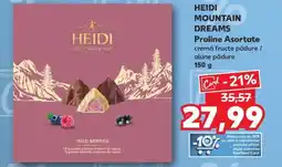 Kaufland HEIDI Mountain Dreams Praline Asortate Ofertă