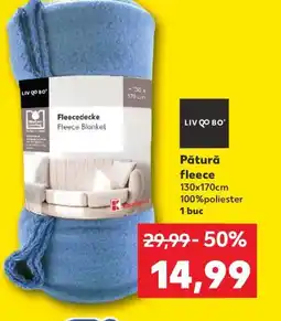 Kaufland Pătură fleece Ofertă