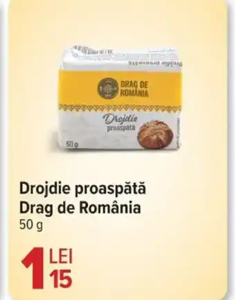 Carrefour Drojdie proaspătă Drag de România Ofertă