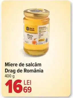 Carrefour Miere de salcâm Drag de România Ofertă