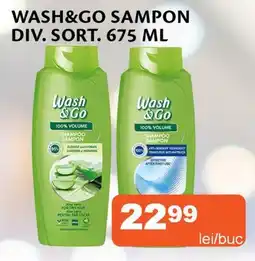 WASH&GO Sampon div. sort.
