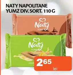 Unicarm NATY Napolitane yumz div. sort. Ofertă