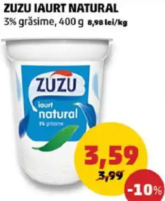 Penny Zuzu iaurt natural Ofertă