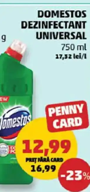 Penny DOMESTOS Dezinfectant universal Ofertă