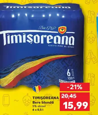 Kaufland TIMIŞOREANA Bere blondă Ofertă