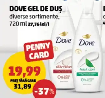 Penny Dove gel de duş Ofertă