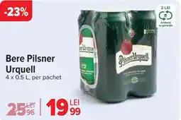 Carrefour Bere Pilsner Urquell Ofertă