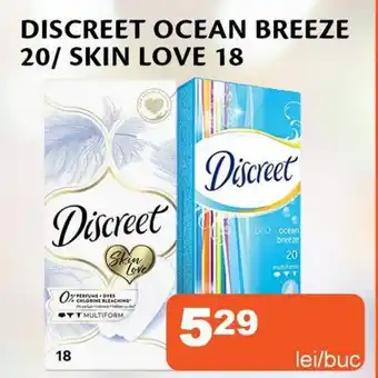 Unicarm Discreet ocean breeze 20/ skin love 18 Ofertă