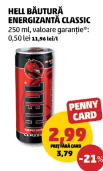 Penny HELL Băutură energizantă classic Ofertă