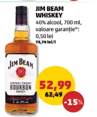 Penny JIM BEAM Whiskey Ofertă