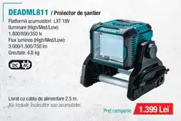 Makita MAKITA DEADML811/ Proiector de şantier Ofertă