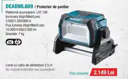 Makita MAKITA DEADML809/ Proiector de şantier Ofertă