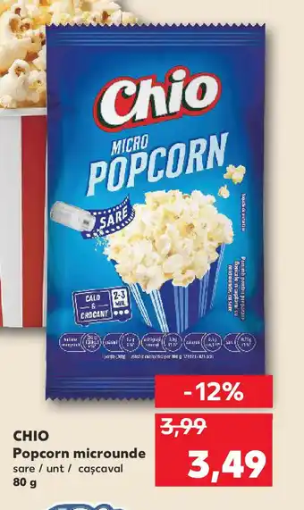 Kaufland CHIO Popcorn microunde Ofertă