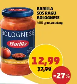 Penny BARILLA Sos ragu bolognese Ofertă