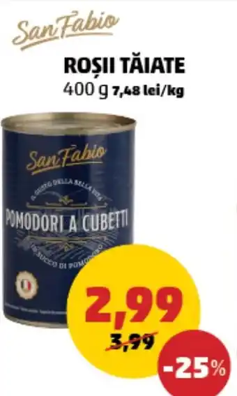 Penny SAN FABIO Roşii tăiate Ofertă