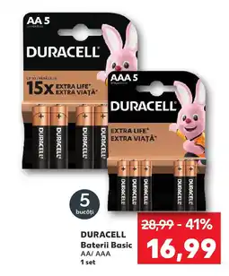 Kaufland DURACELL Baterii Basic Ofertă