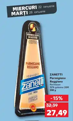 Kaufland ZANETTI Parmigiano Reggiano Ofertă