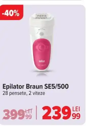 Carrefour Epilator Braun SE5/500 Ofertă