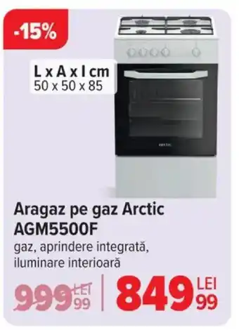 Carrefour Aragaz pe gaz Arctic AGM5500F Ofertă