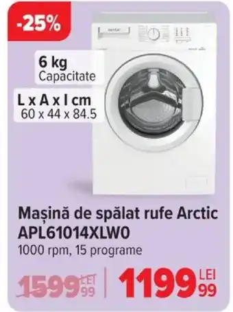 Carrefour Maşină de spălat rufe Arctic APL61014XLWO Ofertă