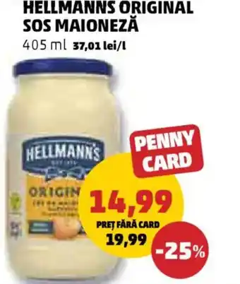 Penny HELLMANNS Original sos maioneză Ofertă