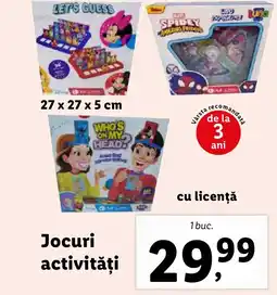 Lidl Jocuri activităţi Ofertă