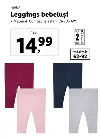 Lidl Leggings bebeluși Ofertă