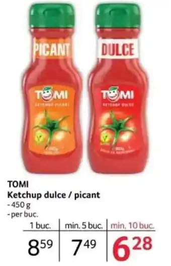 Selgros TOMI Ketchup dulce / picant Ofertă