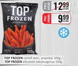 CBA TOP FROZEN cartofi dulci, preprăjiți Ofertă