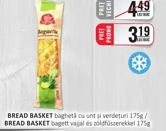 CBA BREAD BASKET baghetă cu unt şi verdețuri Ofertă