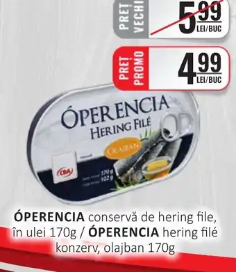 CBA ÓPERENCIA conservă de hering file, în ulei Ofertă