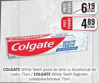 CBA COLGATE White Teeth pastă de dinți cu bicarbonat de sodiu Ofertă